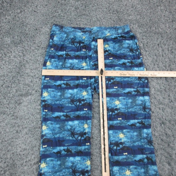 Tiny Roots Pajama Set Womens Small Blue Nativity Christmas TENCEL Modal NWT - Picture 13 of 16